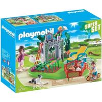 PLAYMOBIL - City Life - SuperSet Famille et jardin - 67 pièces - Pour enfants de 4 ans et plus