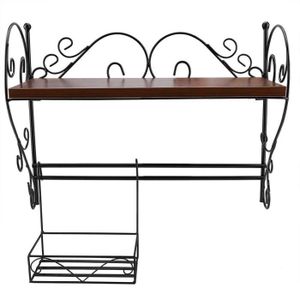 Argente Mat Etc Panier En Metal A Fixation Murale Facile Mdesign
