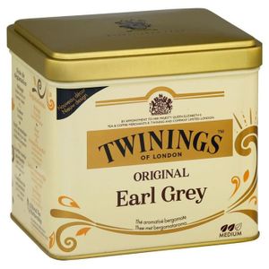 THÉ LOT DE 4 - TWININGS Thé noir Original Earl grey en vrac 200 g