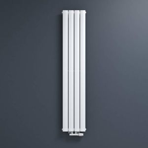 RADIATEUR À EAU CHAUDE Radiateur à Eau Chaude Mural Mai & Mai FV Blanc 160x31 - Design Vertical en Acier