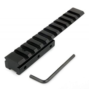 UniqueFire 2 PCS Port/ée Mount Rail 11mm Convertisseur Dadaptateur de Conversion de 20mm Weaver Picatinny Rail Length 96mm