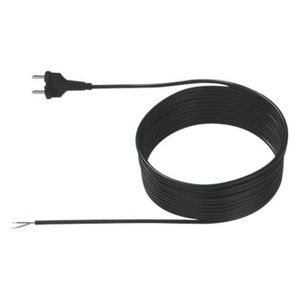 E44-Câble d'alimentation avec fiche coudée l=10m noir à 13,90 €