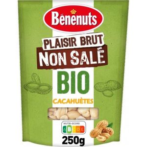TUILES & TORTILLAS Benenuts Cacahuètes plaisir brut Bio