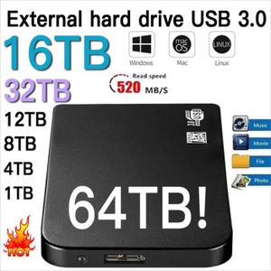 Progrès-Disque Dur Externe 2 To SSD Jusquà 5120 Mos en Lecture USB