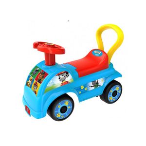 VEHICULE PORTEUR Porteur Pat Patrouille auto bleu 2 en 1 plastique 