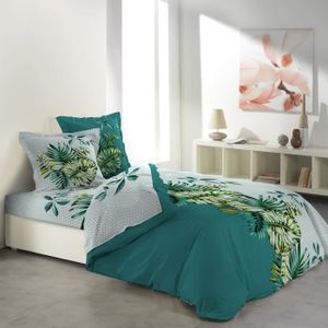 140 x 190 CM Ligne Douceur INKALA Parure DE Couette Multicolore