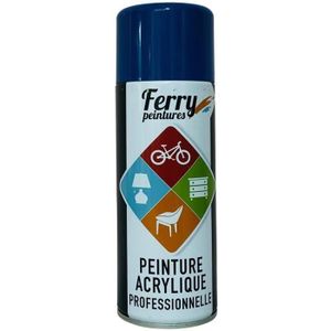 Peinture aerosol bleu - Achat / Vente pas cher