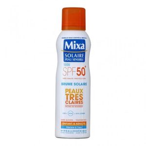 MIXA Lait corps nourrissant effet soleil peaux claires et sèches 2x250ml  pas cher 