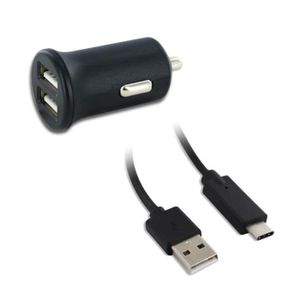 Sinloon USB C vers câble Allume-Cigare de Voiture 12 V Prise Allume-Cigare  Femelle Adaptateur câble d'alimentation pour Voiture DVR, caméra de Tableau