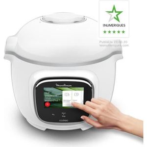 MOULINEX Cookeo Mini Multicuiseur intelligent haute pression, 3 L, 150  recettes intégrées, Intuitif, Application dédiée CE880410