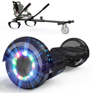 ACCESSOIRES HOVERBOARD RCB Pack Hoverboard 6.5 Pouces Bluetooth LED carbo