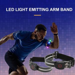 Runners Running Light, équipement de course réfléchissant, brassard LED  rechargeable pour le jogging, la marche, le camping, les sports de plein  air (lot de 2) Vert 