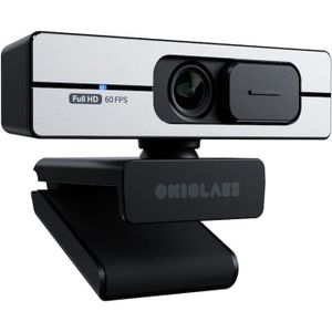WEBCAM OKIOLABS A6 Webcam HD 1080p 60 FPS avec Double Mic