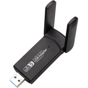 CLE WIFI - 3G Adaptateur WiFi 5 1300 Mbps USB 3.0 compatible Blu
