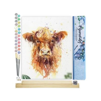 Figured'Art Peinture Par Numéro Adulte – Système Solaire – Kit Complet Avec Toile 40x50cm, Châssis Bois, Peinture Acrylique, Pinceaux – Loisir Créatif