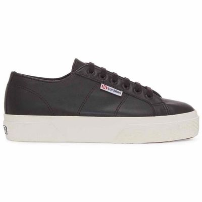 Baskets femme Superga 2740 Platform Bristol black matte