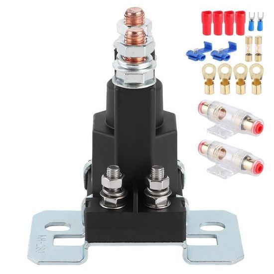 Relais De Démarrage Voiture Lourde 12V 100A 4 Broches - Relais Batterie Ouvert Normalement, Robuste Pour Véhicules, Camions, Bateaux