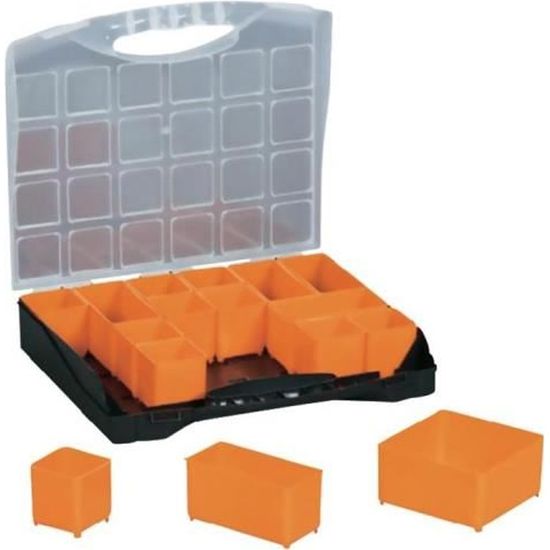 Malette De Rangement Plastique 16 Compartiments Achat Vente