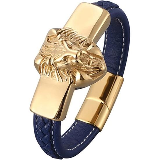 PAMTIER Signe Zodiacal Bracelets Pour Hommes Acier Inoxydable