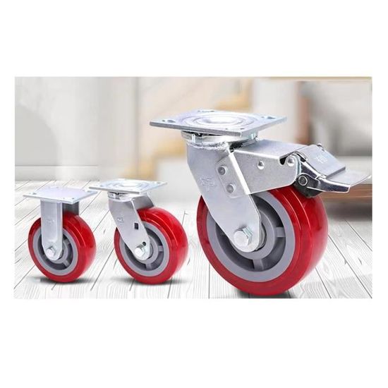 Roulettes Pour Compresseur D'air 15,2 Cm Avec Vis