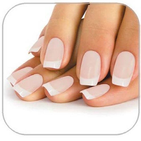 Faux Ongles Adhesifs French Manucure Rose X 24 Cdiscount Au Quotidien