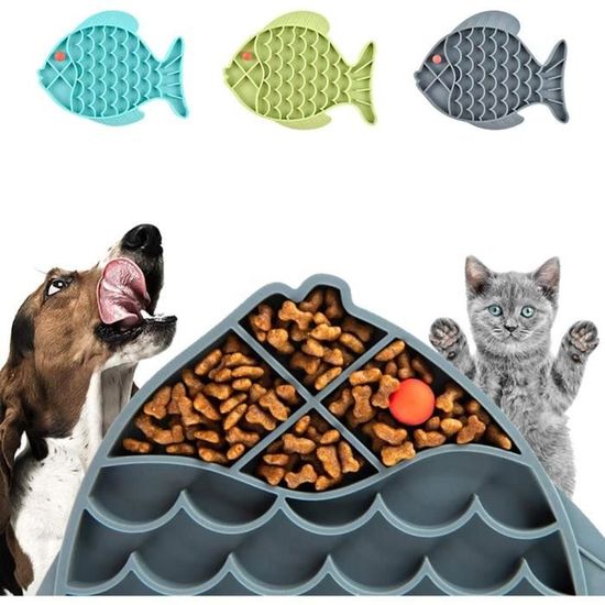 Jouet à Lécher Pour Chien/Chat - Bol Anti-dérapant, Ralentit La Mangeoire, Enrichissement Alimentaire