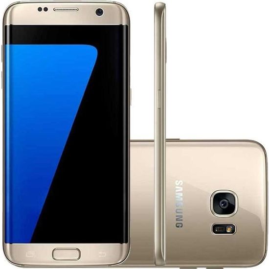 5.5 Pouce Samsung Galaxy S7 Edge Exynos 32GB D'or Smartphone