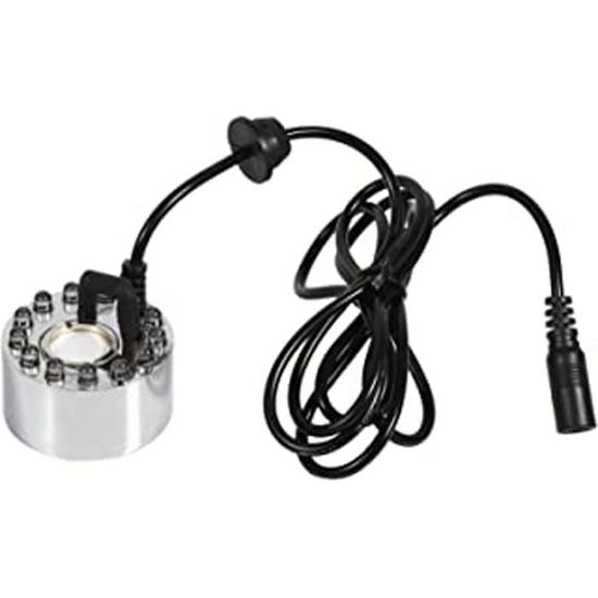 Brumisateur Ultrason à LED - 12 Couleurs Changeantes - Pour Fontaine, Étang, Décoration - 24V