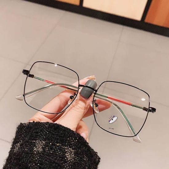 Lunettes De Lecture Anti-lumière Bleue TR90 – Dioptries +1.0 à +4.0 – Monture Noire Légère – Style Rétro