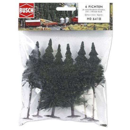 Hornby France - Busch - 6132 - Circuit - Train - Lot De 2 Sapins