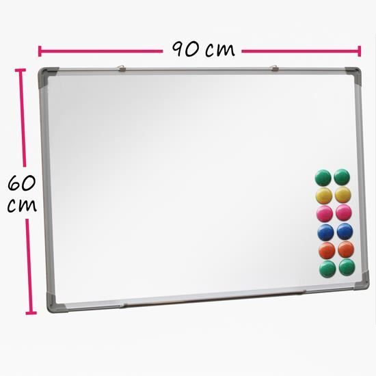 Chevalet Tableau Blanc Magnétique 36x24 – Portable