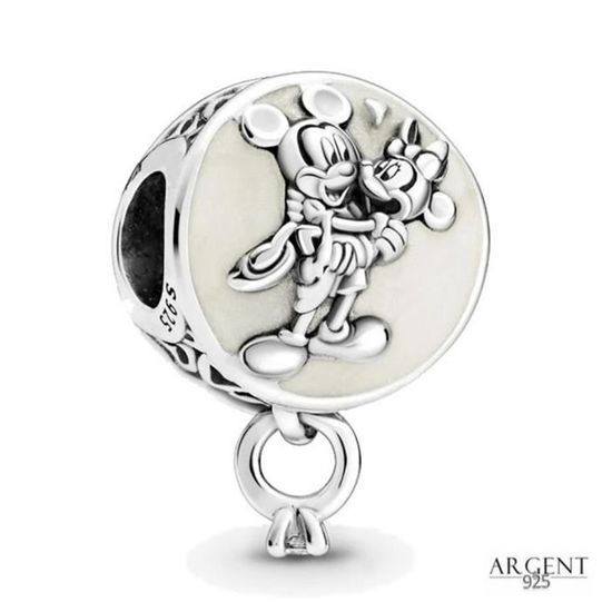 Argent sterling 925 chat avec gros cœur CHARME MADE IN USA