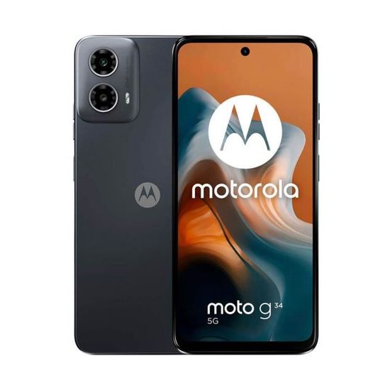 Motorola Moto G34 5G 4 Go/64 Go Noir (Charcoal Black) Double SIM XT2363-3