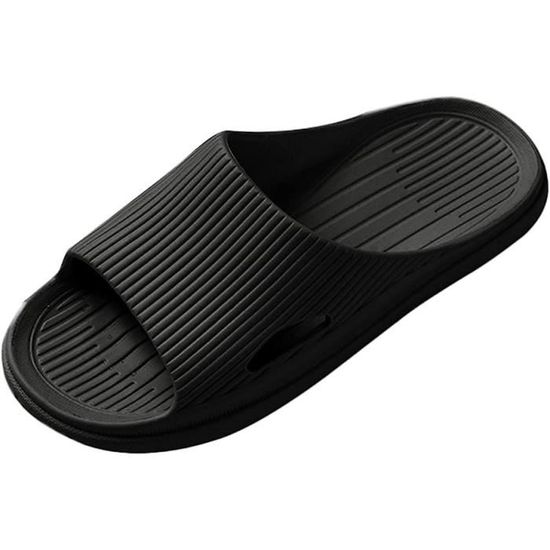 Claquettes Unisexes PVC – Taille 42 – Rouge, Vert, Noir – Neuf Sans Emballage – Synthétique