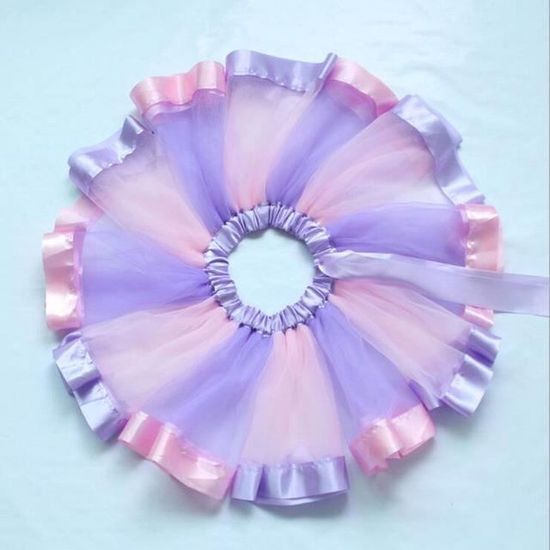 Jupe arc en ciel en tulle pour mere et fille jupon de ballet pour adulte et enfant 2020 for adults B Blanc Cdiscount Pret a Porter