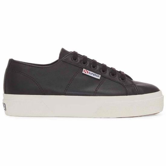 Baskets femme Superga 2740 Platform Bristol black matte Cdiscount