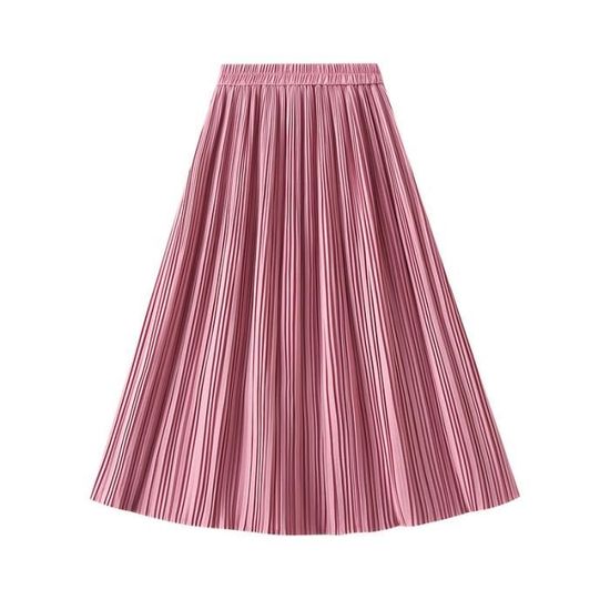 Jupe Great Plains Femme Taille 14 - Rose à Pois, Coton, Ligne A, Poches, Vintage 90s