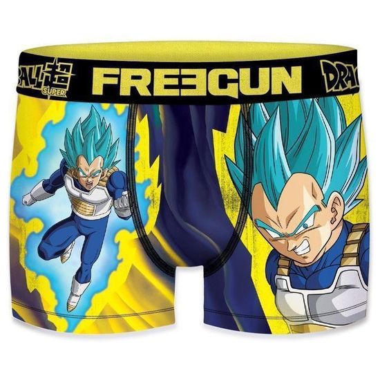 Boxer Enfant Dragon Ball Z FREEGUN - Lot De 3 - Ultra Doux Et Confortable - Polyester/Élasthanne - Taille S à XXL