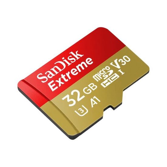 Carte microSDHC SANDISK EXTREME 32GB - Adaptateur inclus