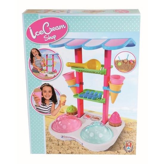 Jouets de sable - SIMBA - Stand de crème glacée - Pour enfants à partir de 3 ans - Blanc