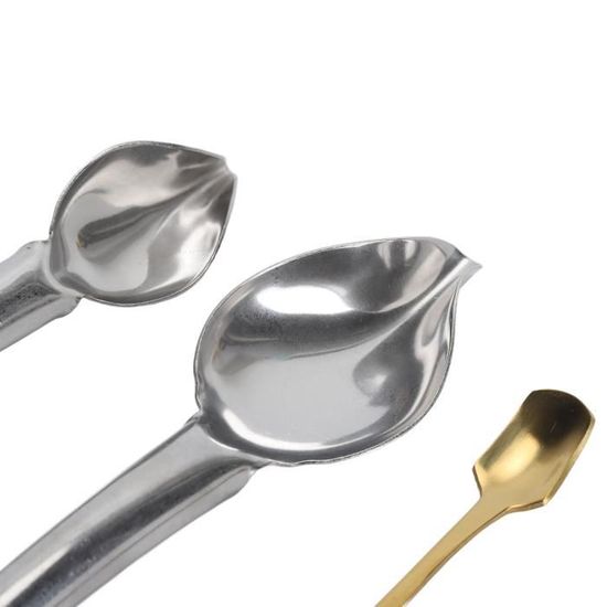 Set De 5 Cuillères à Caviar En Nacre - Ustensile Élégant Pour Service Caviar, Œufs Ou Glace | 13-16cm