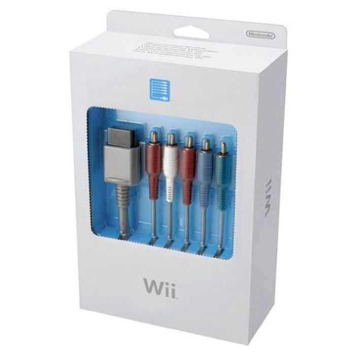 CABLE COMPOSANTE AV/Wii / ACCESSOIRE OFFICIEL POUR Cdiscount Jeux vidéo