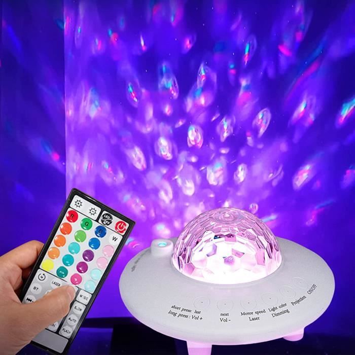 Okaywork Projecteur Aurores Boréales RGB 3D - Lampe Ciel Étoilé Avec Télécommande 16 Effets