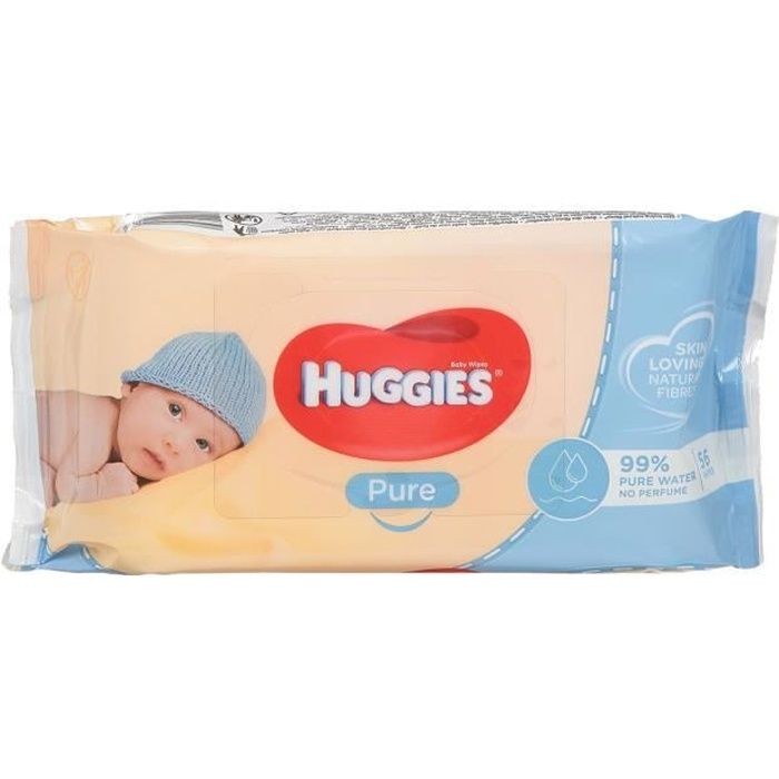 Lingettes bébé Huggies x48 sur