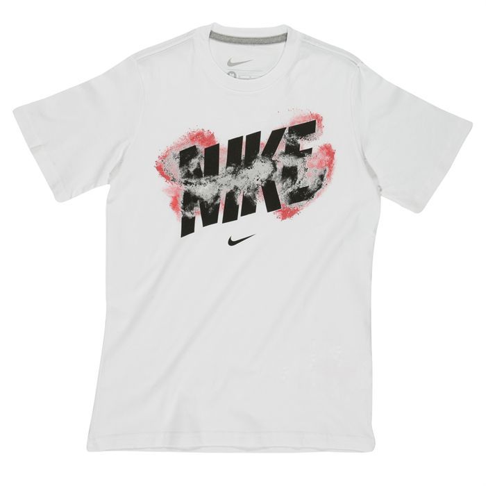 Nike T Shirt Explosion Enfant Garcon Blanc Noir Et Rouge Cdiscount Pret A Porter