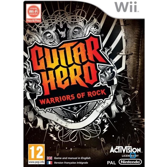 GUITAR HERO : Warriors of Rock / Jeu console Wii
