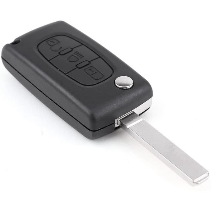 Coque CLE pour telecommande CITROEN C2 C3 C5 C6 C4 Picasso pliable 3 boutons