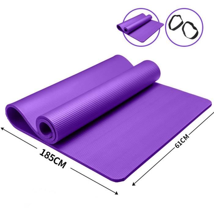 185x61x1cm-tapis de Yoga tapis antidérapant tapis Fitness gymnastique tapis santé perdre du poids Fitness exercice tapis