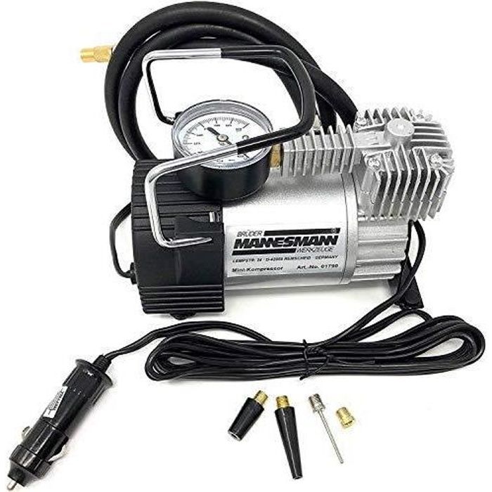 Brüder Mannesmann Werkzeuge - Mannesmann M01790 Mini compresseur 12 V (Import Allemagne)