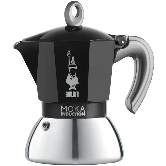 BIALETTI Cafetière induction Moka 2 tasses noire nouvelle version